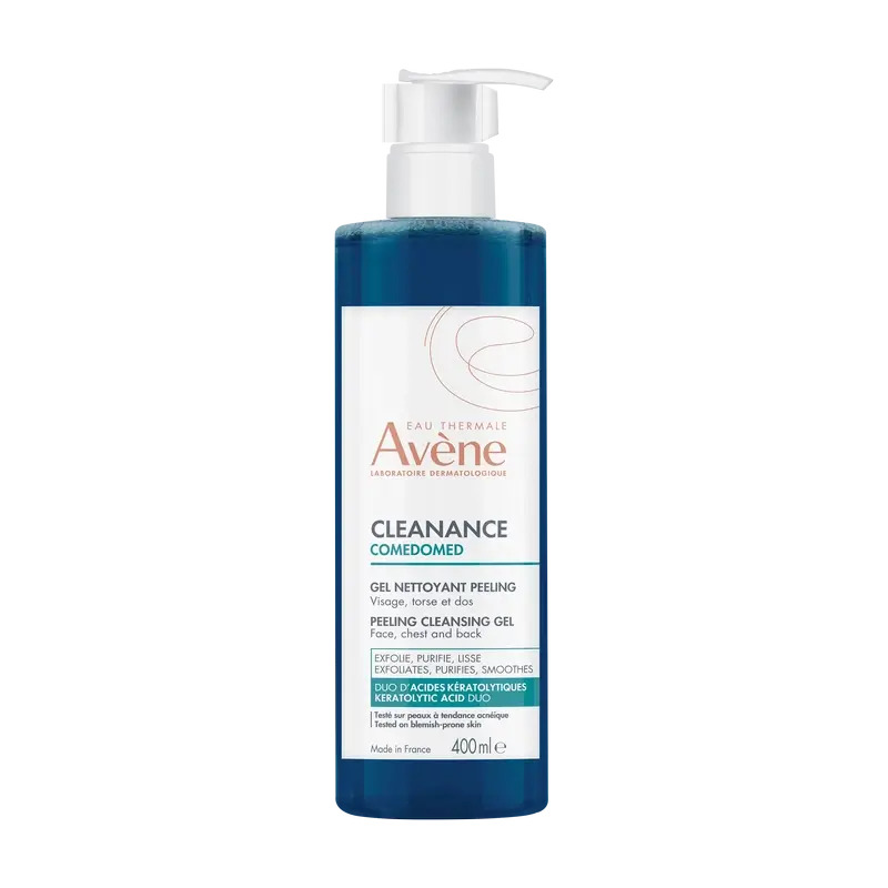 Avène Cleanance Comedomed Gel Limpiador Exfoliante , 400 ml
