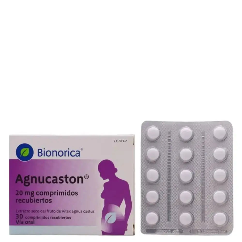 Agnucaston 20 Mg, 30 comprimidos recubiertos
