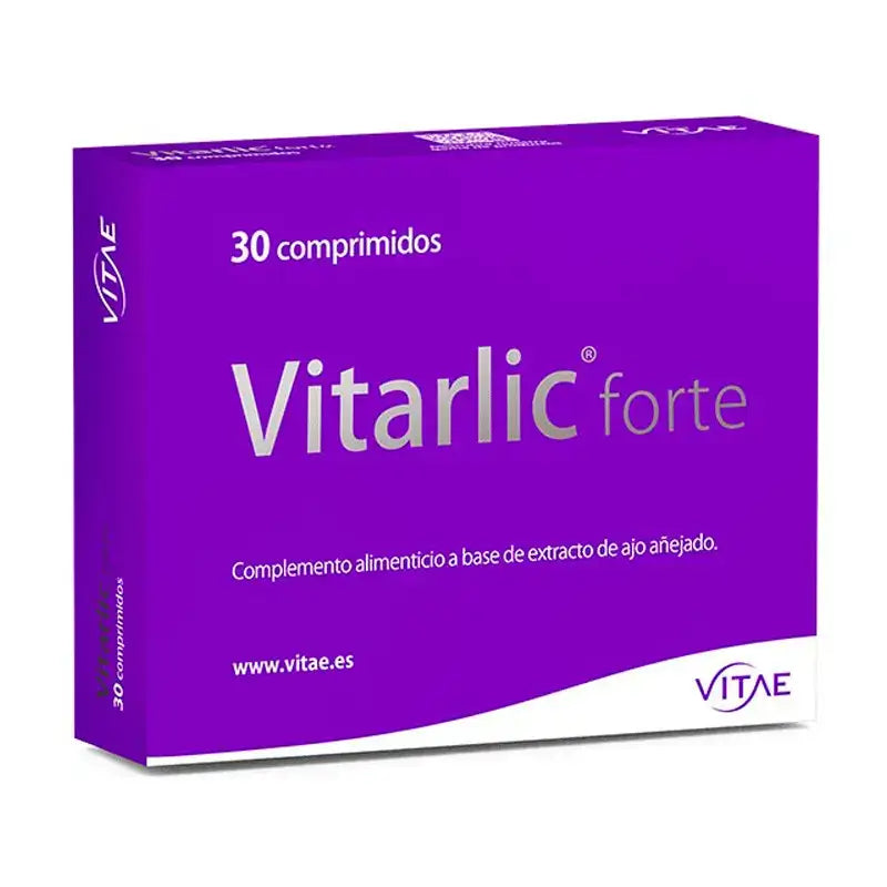 Vitarlic Forte 30 comprimidos - Ajo añejado para salud cardiovascular