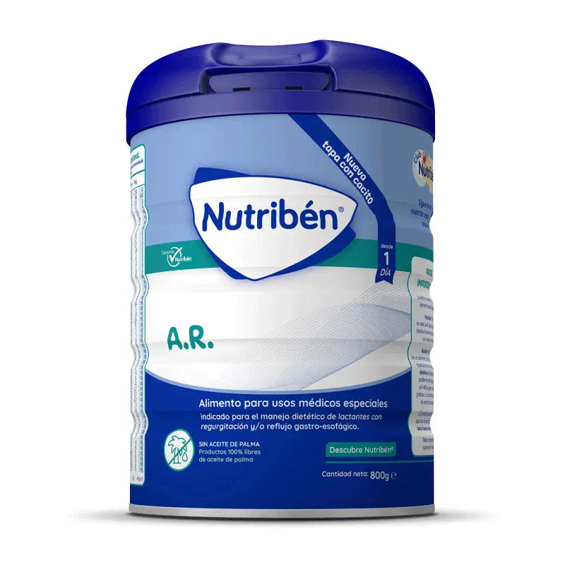 Nutribén AR Leche Antireflujo y Antiregurgitación 800 gr