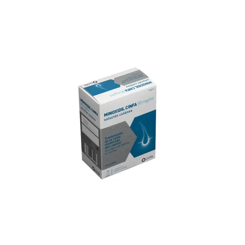 Dinaxil Minoxidil 50 mg/ ml Solución Cutánea, 60 ml