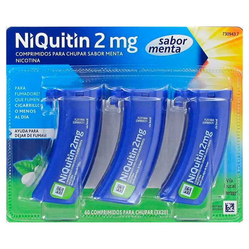Niquitín 2 mg 60 Comprimidos de Menta