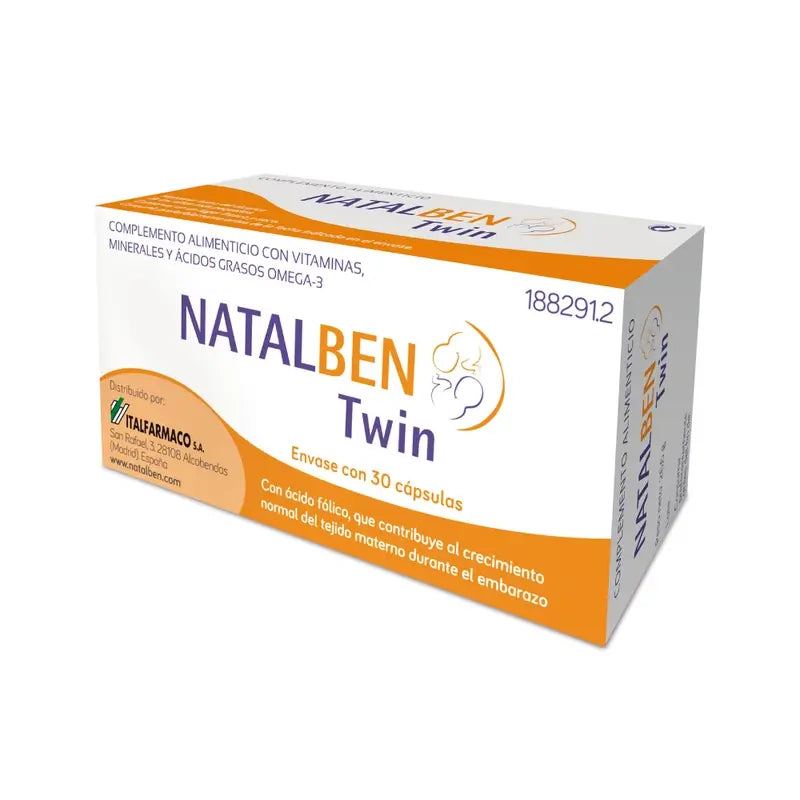 Natalben Twin, 30 Cápsulas