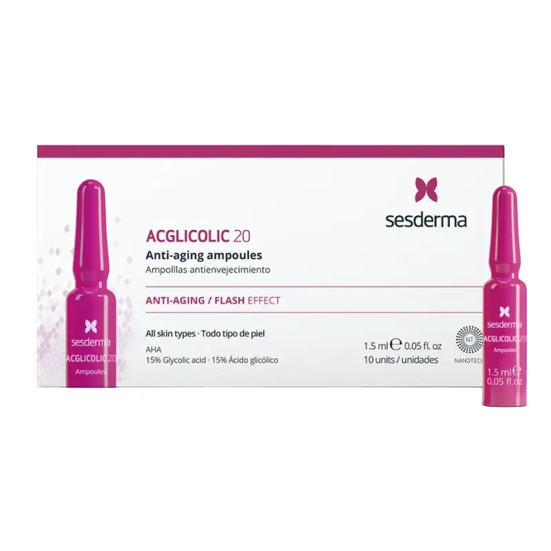 Sesderma Acglicolic Classic, 10 Ampollas x 1,5 ml