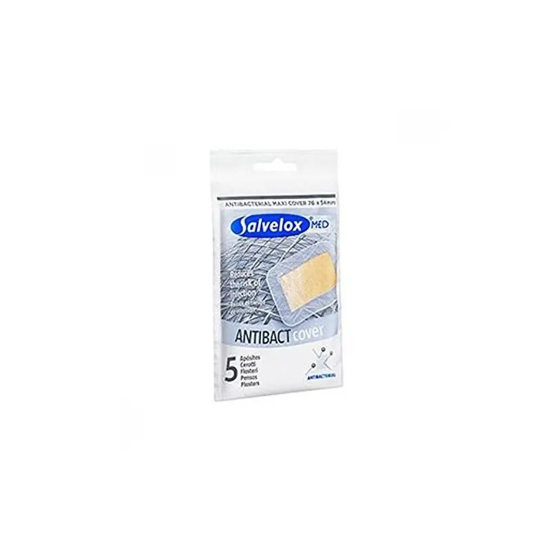 Salvelox Antibact Cover 5 Apósitos De 76X54 Mm