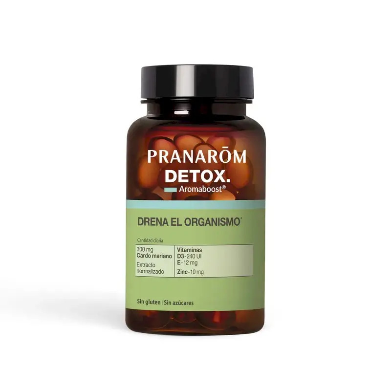 Pranarom Aromaboost Detox, 60 cápsulas