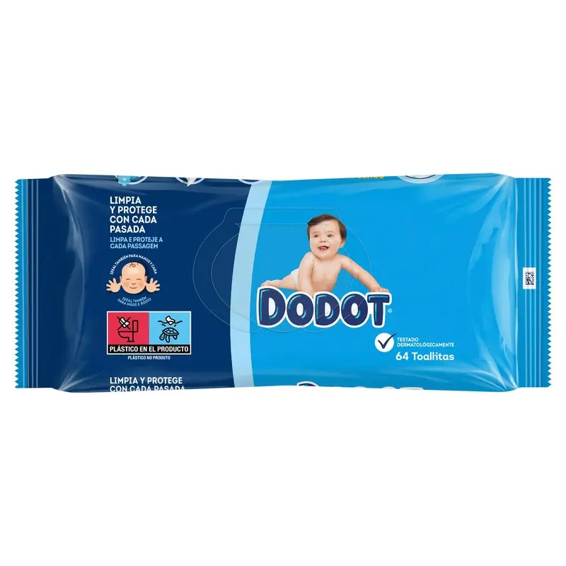Dodot Toallitas Para Bebé, 64 Unidades