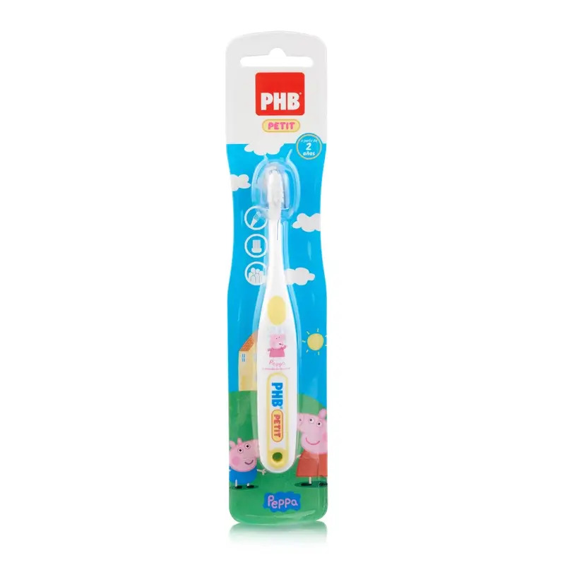PHB Cepillo Dental Infatil Plus Petit Peppa Pig + 2 años, distintos colores