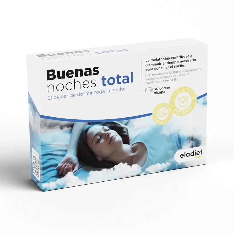 Eladiet Buenas Noches Total 1,85Mg, 30 comprimidos
