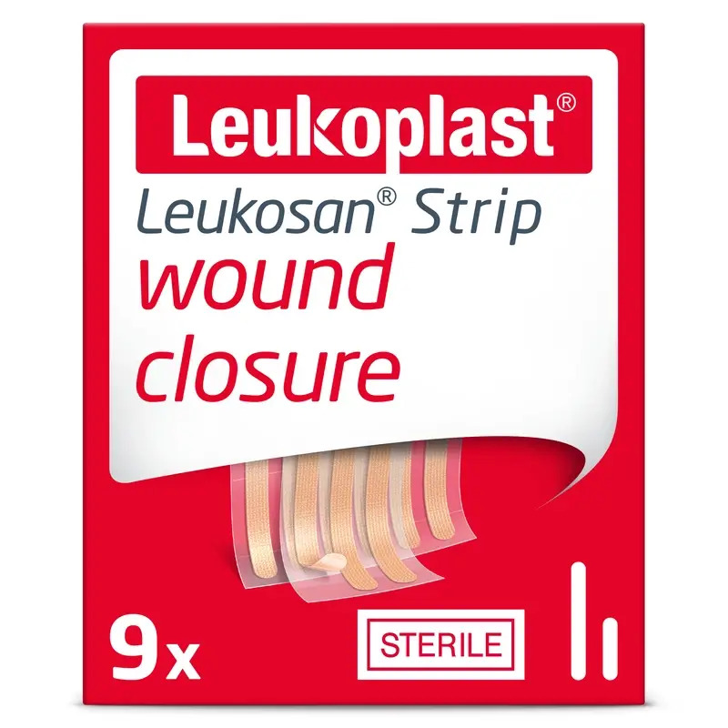Leukoplast Leukosan Strip, 6 Mm X 38 Mm / 6 Mm X 75 Mm, 2 Unidades