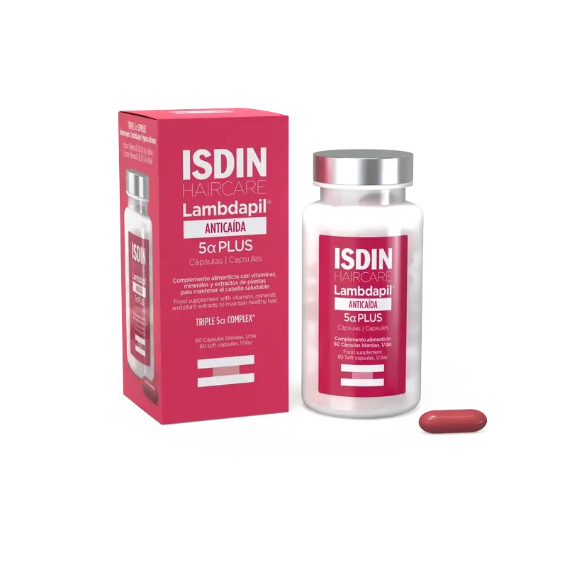 Isdin Lambdapil 5 Alfa Plus Cápsulas 60 Unidades