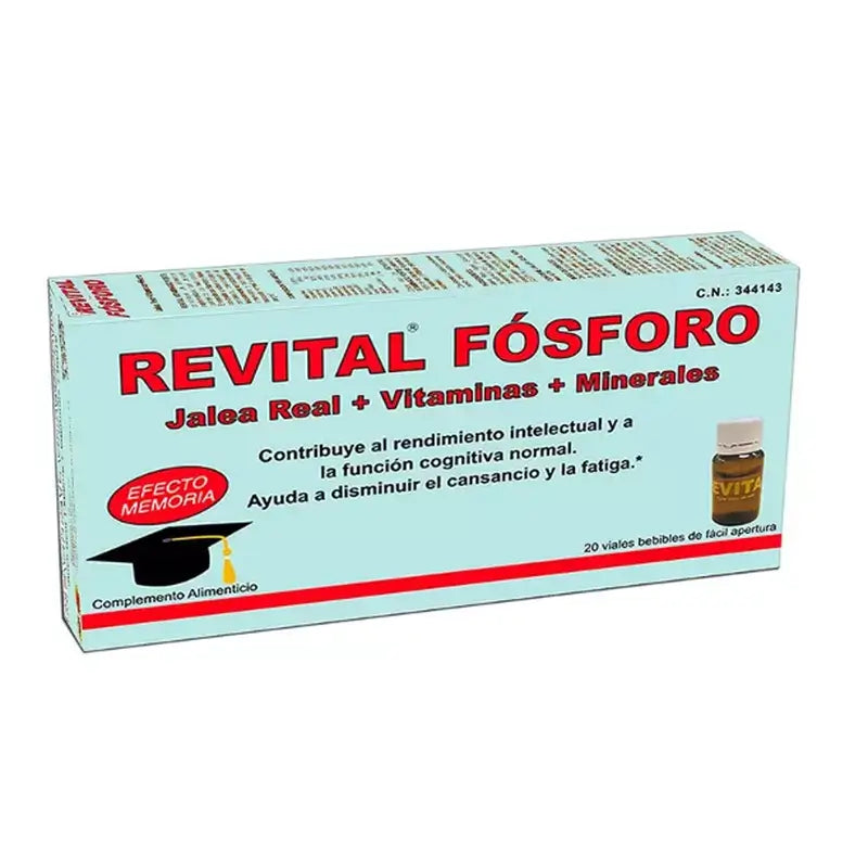 Revital Fosforo Jalea + Vitaminas + Minerales 20 Ampollas