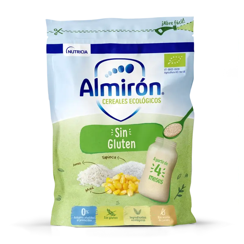 Almirón Cereales Ecológicos Sin Gluten, 200g
