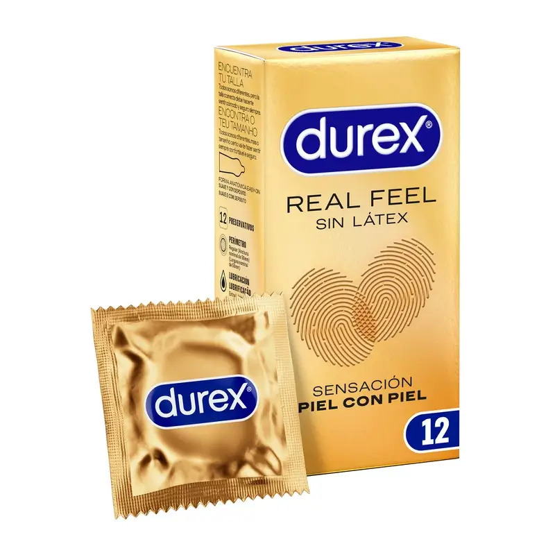 Durex Preservativos Real Feel 12 unidades