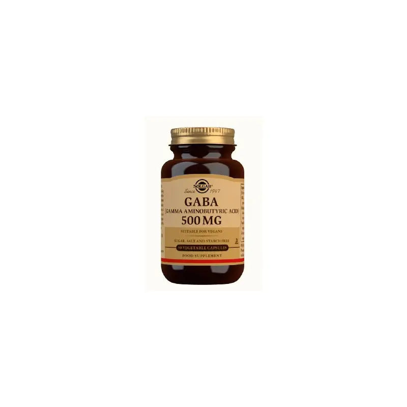 Solgar GABA 500mg, 50 Cápsulas