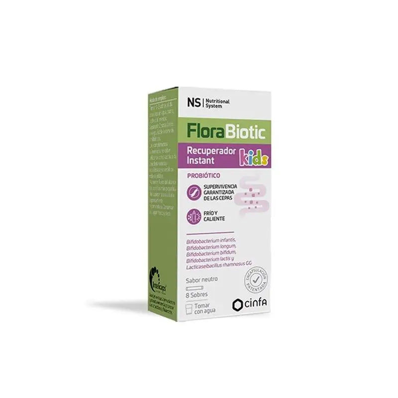NS Florabiotic Recuperador Instant Kids 8 Sobres