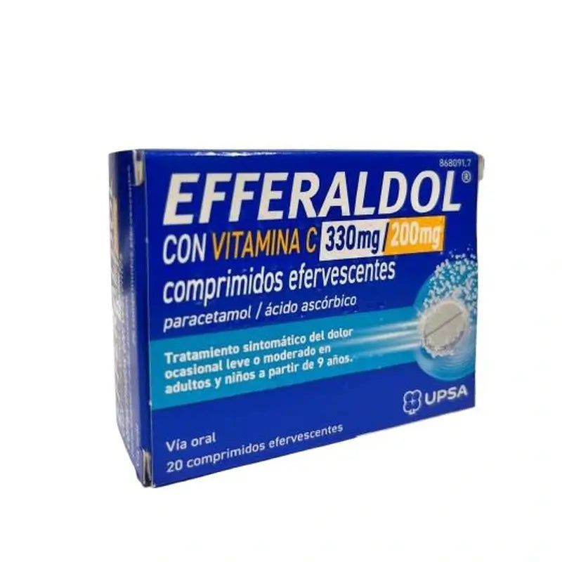 Efferaldol Vitamina C 20 Comprimidos Efervescentes