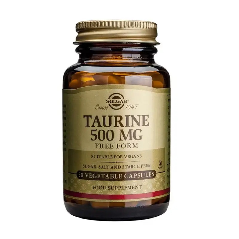 Solgar Taurina 500 mg, 50 cápsulas
