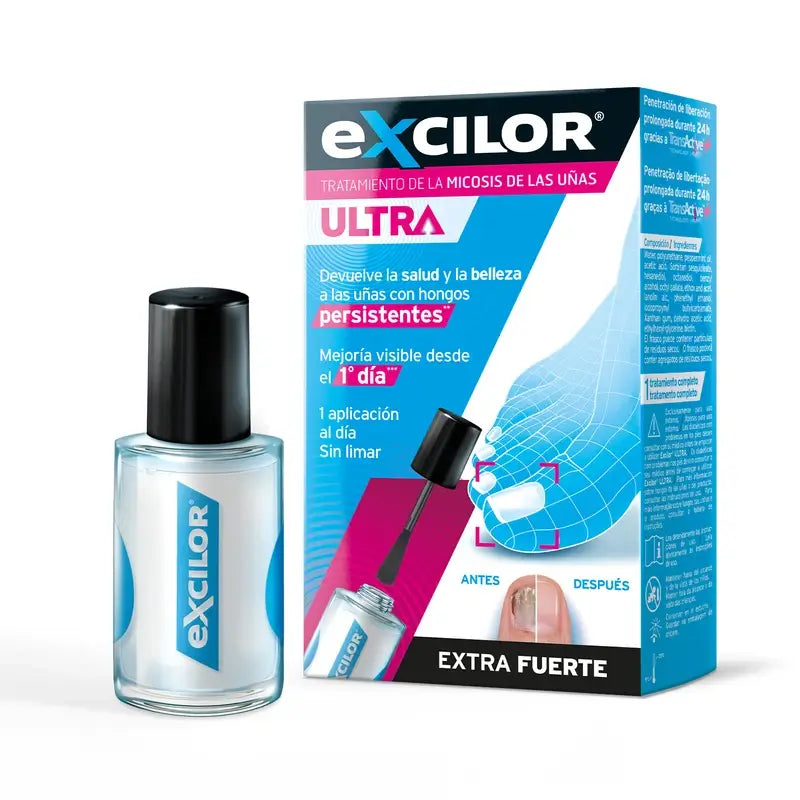 Excilor Ultra Esmalte Tratamiento de la Micosis de las Uñas, 30 ml