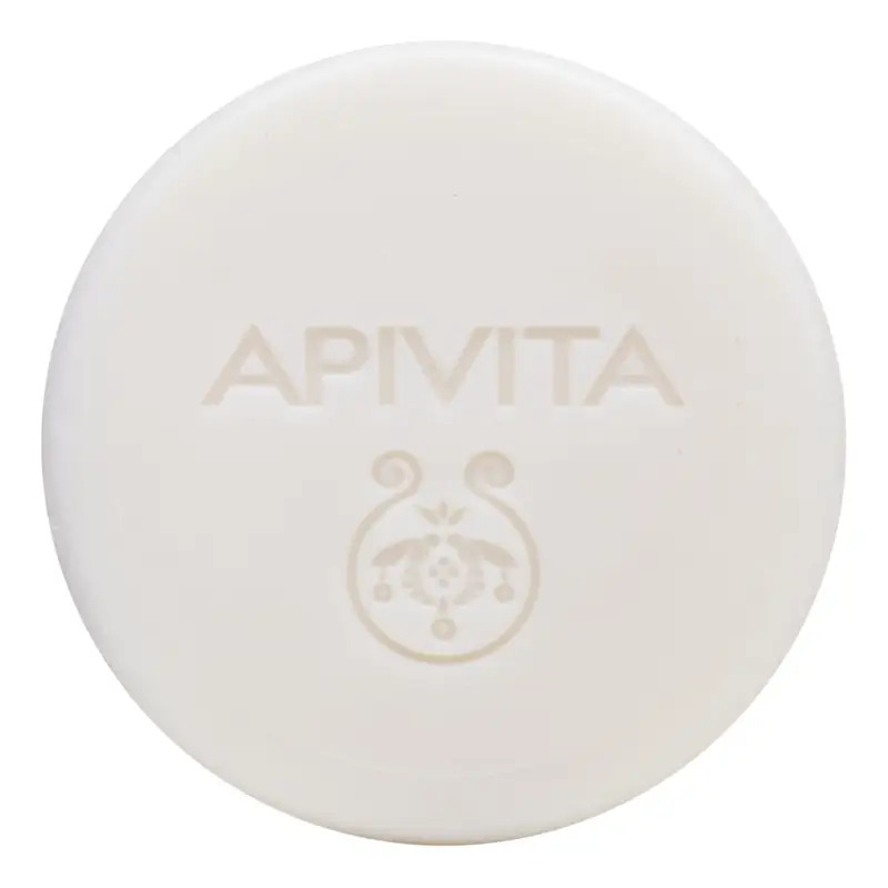 Apivita Limpiador & Desmaquillante Sólido Rostro Y Ojos, 80 G