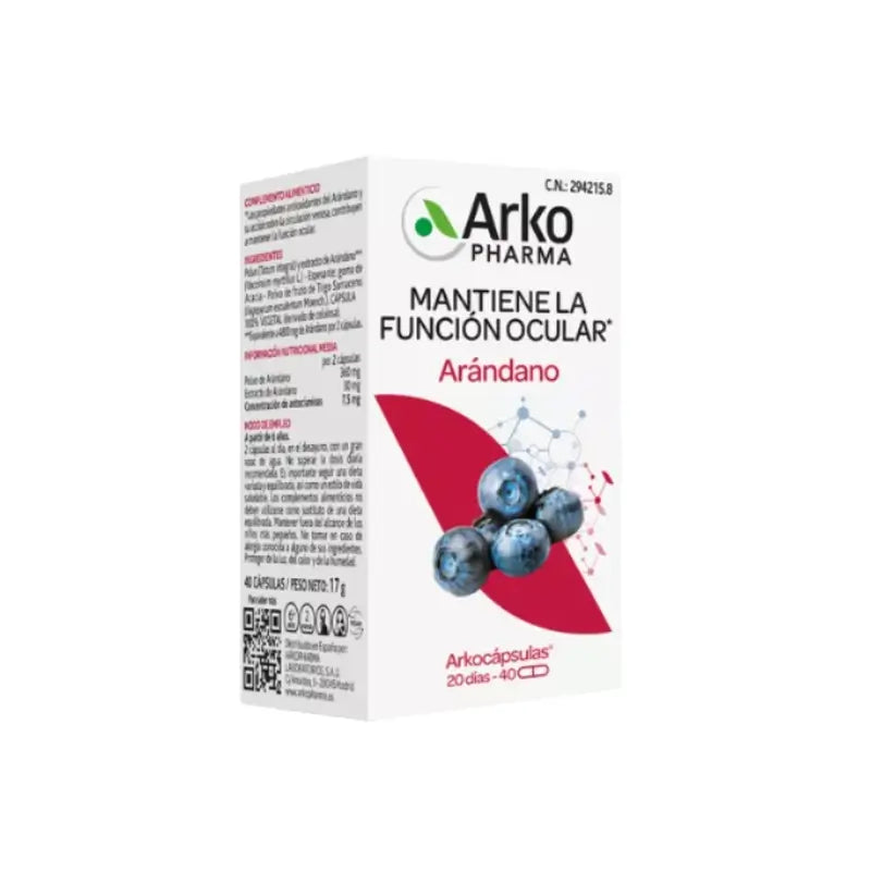 Arkopharma Arkocápsulas Arándano, 40 cápsulas