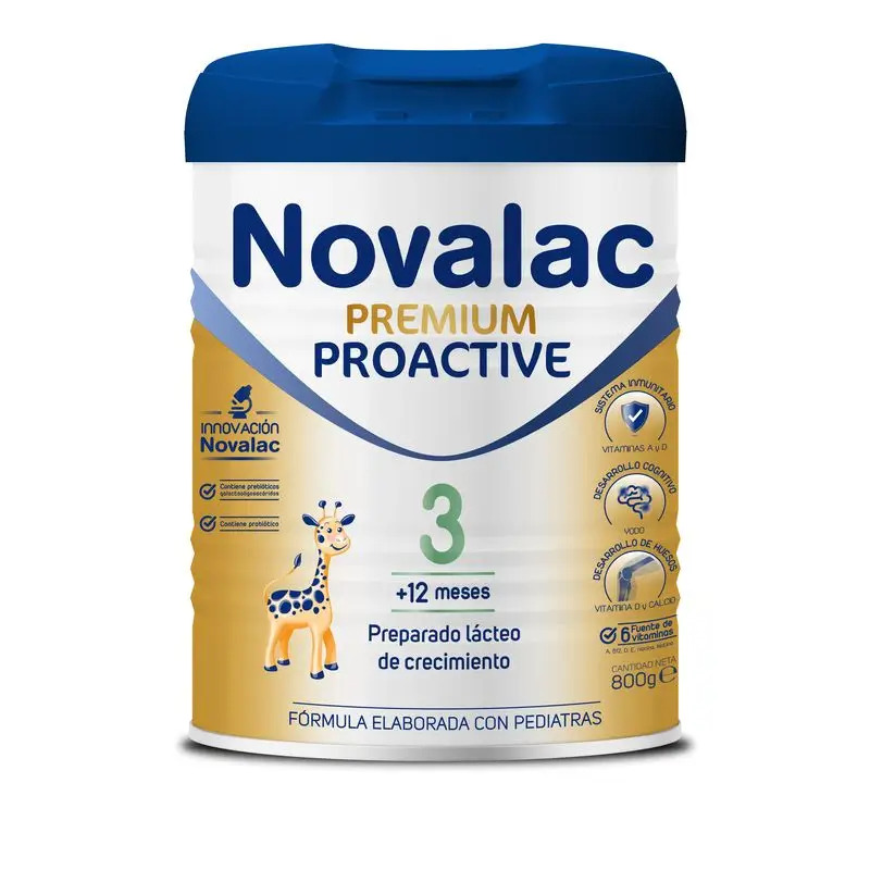 Novalac Premium Proactive 3 Leche de Crecimiento, 800 gr