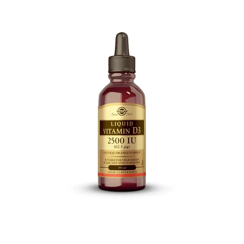 Solgar Vitamina D3 Líquida 2500 UI, 59 ml