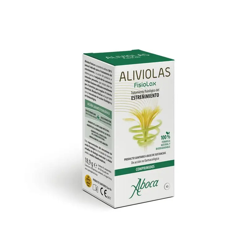 Aboca Aliviolas Fisiolax Estreñimiento, 45 Comprimidos