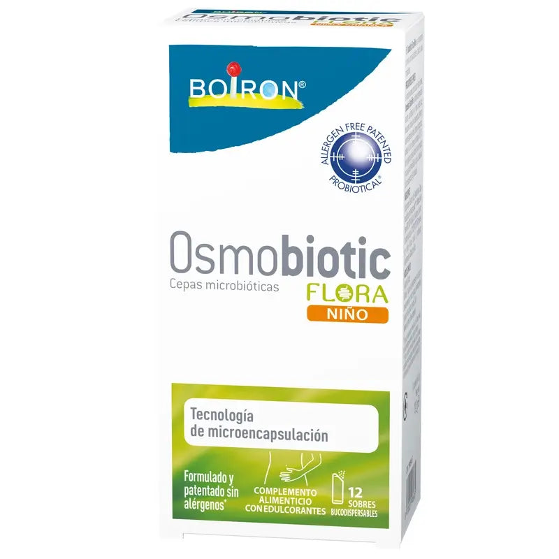BOIRON Osmobiotic Flora Niño, 12 sobres