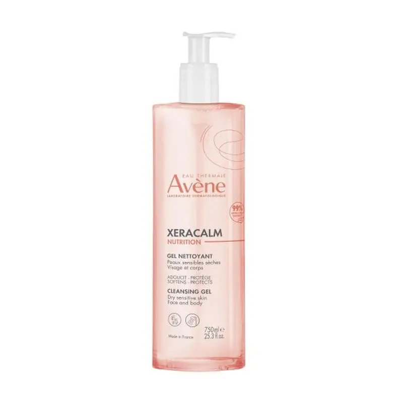 Avène Xeracalm Nutrition Gel Limpiador, 750 ml