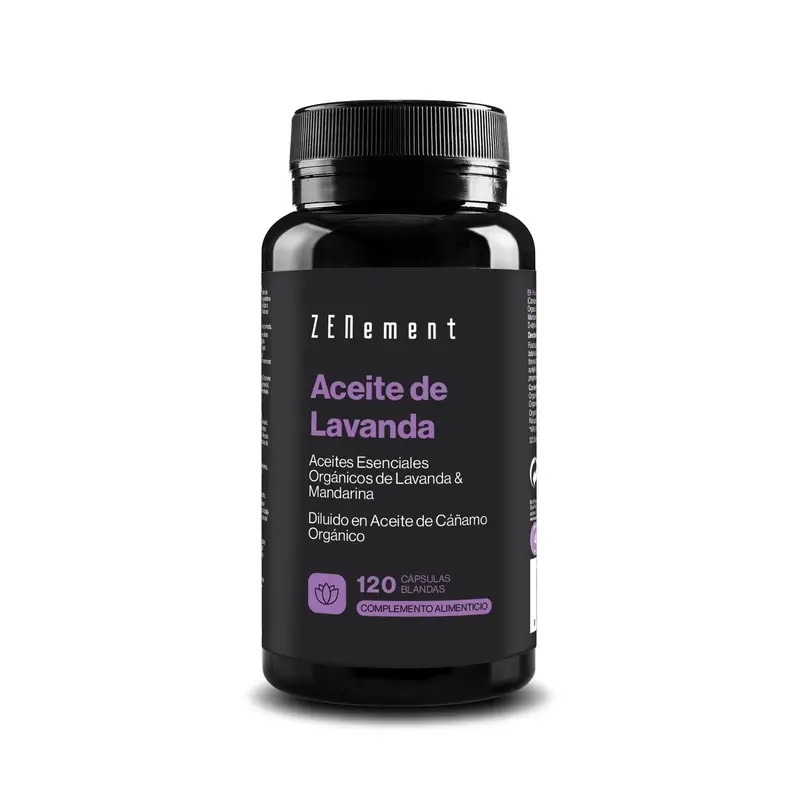 Zenement Aceite De Lavanda, 120 cápsulas blandas