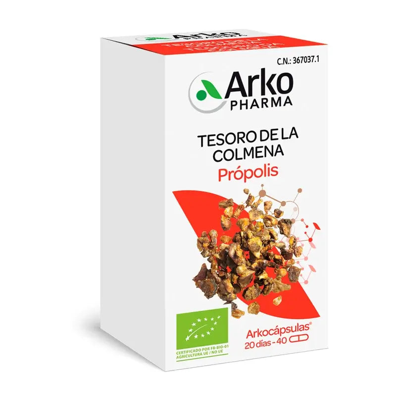 Arkopharma Arkocápsulas Própolis Bio, 40 cápsulas
