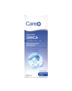 Care+ L&iacute;quido De Lentillas Con Hialuronato S&oacute;dico , 360 ml