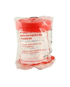 Acofar Recogida de Muestras Envase con Esp&aacute;tula