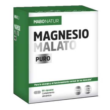 Mabonatur Magnesio Malato Puro, 80 caps