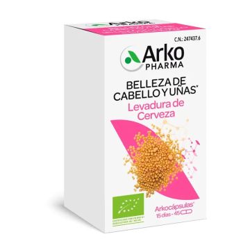 Arkopharma Arkocápsulas Levadura de Cerveza Bio, 45 cápsulas
