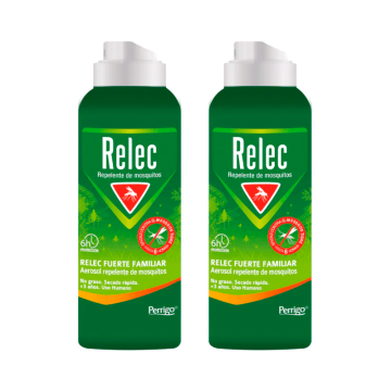 Relec Duplo Fuerte Familiar Spray Antimosquitos, 2 x 125 ml