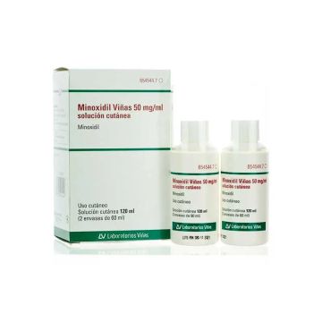 Minoxidil Viñas 50 Mg/ml Solución Cutánea 2 Frascos 60 ml
