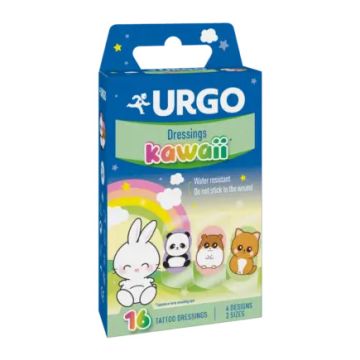 Urgo Primeros Auxilios Kawaii - 16 Apósitos, 16 unidades