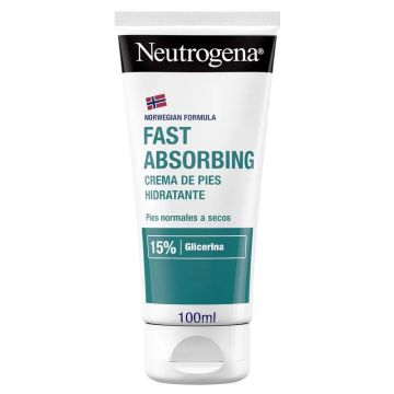 Neutrogena Crema Pies Hidratante Absorción Inmediata, 100 ml