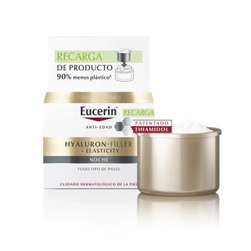 Eucerin Refill Crema De Noche Hyaluron Filler Elasticity , 50 ml