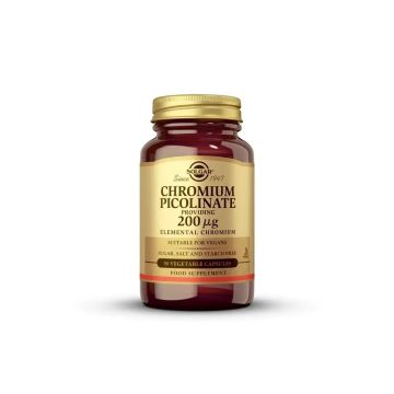 Solgar Picolinato de Cromo 200 mcg, 90 cápsulas