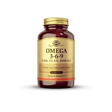 Solgar Omega 3-6-9, 60 cápsulas