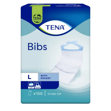 Tena Bibs Talla L, 150 Unidades
