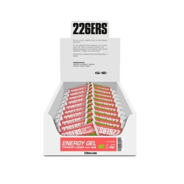 226Ers Energy Gel Bio Energético Fresa Y Plátano - Sin Cafeína, 40x25 gr