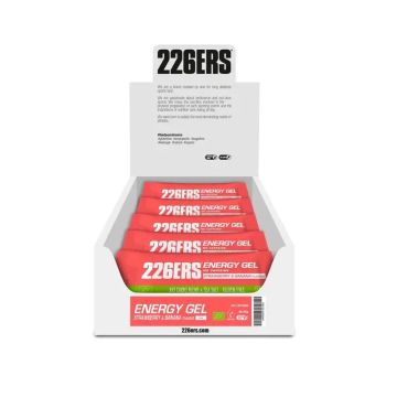 226Ers Energy Gel 25Gr Stick Gel Energético Fresa Y Plátano - Sin Cafeína, 40x25gr