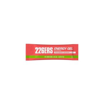 226Ers Energy Gel 40Gr Gel Energético Fresa Y Plátano - Sin Cafeína, 40 gr