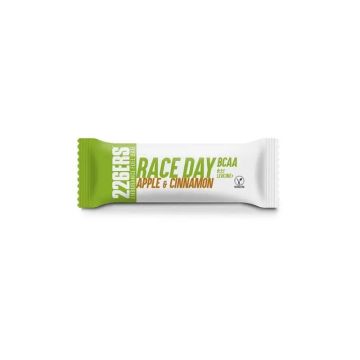 226Ers Race Day Bar – Bcaa Barrita Energética Vegana Manzana Y Canela, 40 gr
