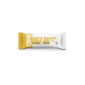 226Ers Race Day Bar - Bcaa Barrita Energética Vegana Plátano Y Jengibre, 40 gr
