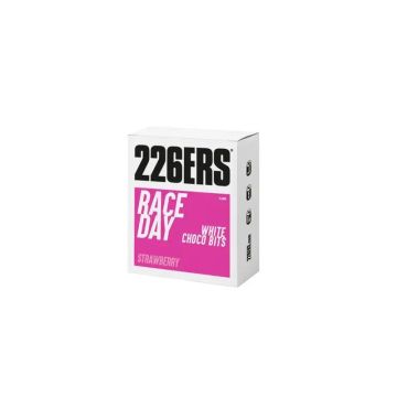 226Ers Race Day Bar Choco Bits Barrita Energética Chocolate Blanco Y Fresa, 6unid